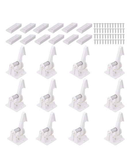 12 Cerraduras de Gabinete Vmaisi Seguridad Niños Adhesivo