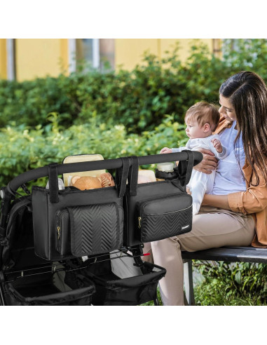 Caddy Organizador para Cochecito Doble Bob Duallie y Baby Jogger