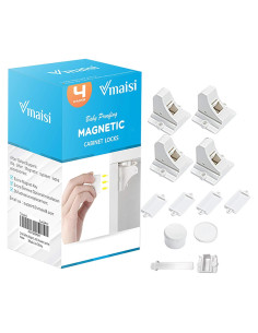 Bloqueos Magnéticos de Seguridad Infantil vmaisi - 4 Cierres