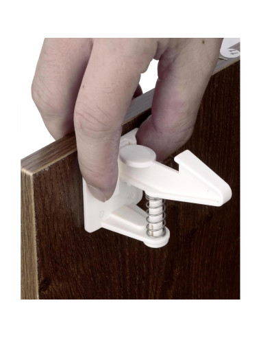 12 Cerraduras de Gabinete Vmaisi Seguridad Niños Adhesivo