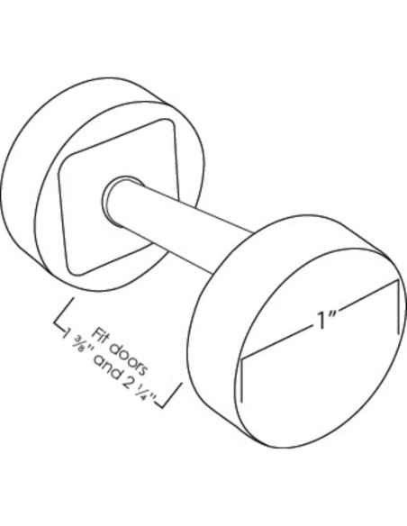 Cubierta de Agujero para Manija Redonda Stone Harbor 2.54 cm