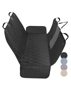 Funda de Asiento para Perro VIVAGLORY Negro Ajuste Universal