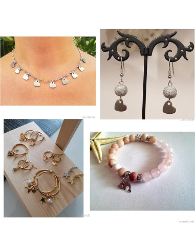 Colgantes de Corazón 304 Acero Inoxidable Pandahall 10x9mm