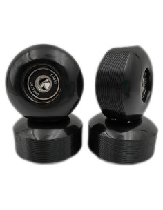 Ruedas de Skateboard CREAJOY 52mm 95A Set de 4 Negro