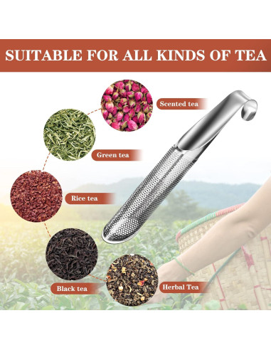 Infusor de Té de Acero Inoxidable APOIMNA - Juego de 2