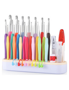 Juego de Ganchillos Ergonómicos Yojob 21 Tamaños 0.5mm-10mm