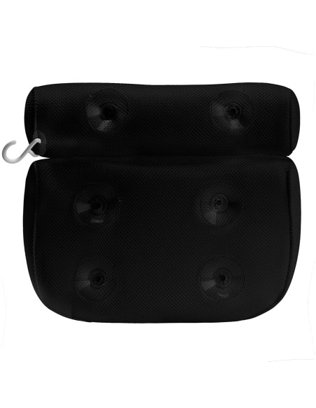 Almohada de Baño Empava con Soporte Ergonómico Negra