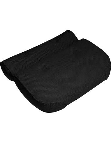 Almohada de Baño Empava con Soporte Ergonómico Negra