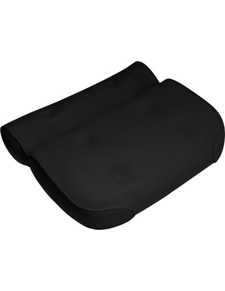 Almohada de Baño Empava con Soporte Ergonómico Negra