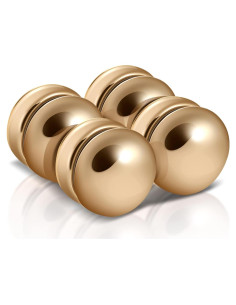 4 Pines Magnéticos para Hijab Dorado - Imanes Multiusos 1.27cm