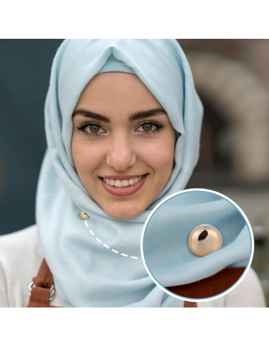 4 Pines Magnéticos para Hijab Dorado - Imanes Multiusos 1.27cm
