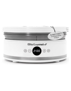 Deshidratador de Alimentos Elite Gourmet EFD329WD 5 Bandejas