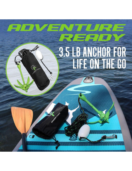 Ancla Plegable Gradient Fitness 1.59 kg para Kayak y Jet Ski