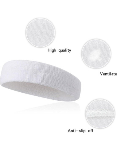 Conjunto Kenz Laurenz Banda para Cabeza y Muñequera Absorbente