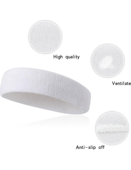 Conjunto Kenz Laurenz Banda para Cabeza y Muñequera Absorbente