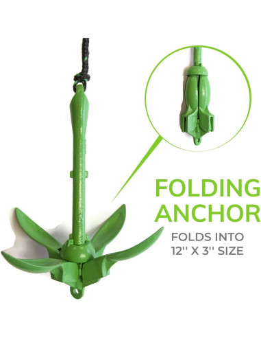 Ancla Plegable Gradient Fitness 1.59 kg para Kayak y Jet Ski