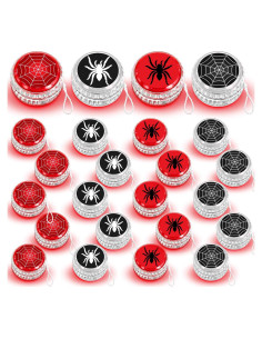 Conjunto de 24 Yoyos LED Araña Liliful para Fiesta