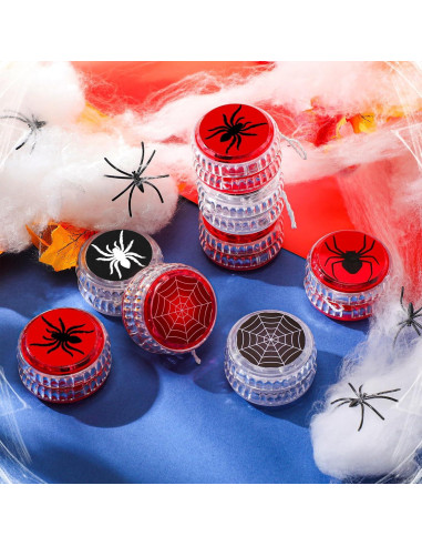 Conjunto de 24 Yoyos LED Araña Liliful para Fiesta