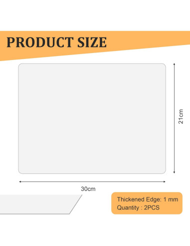 2 Alfombrillas de Silicona Antideslizantes Xthrotsenk 30x21cm