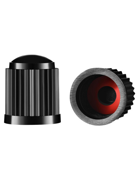 Paquete de 10 Tapas de Válvula de Neumático TPMSCENTER Negro Paquete de 10 Tapas de Válvula de Neumático TPMSCENTER Negro