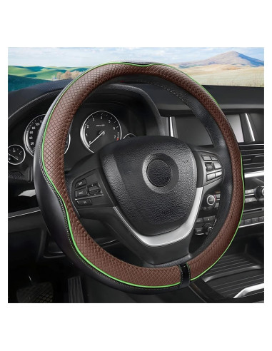 Funda de Volante de Cuero Moly Magnolia 38cm Antideslizante