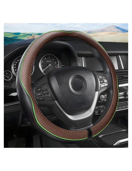 Funda de Volante de Cuero Moly Magnolia 38cm Antideslizante Funda de Volante de Cuero Moly Magnolia 38cm Antideslizante