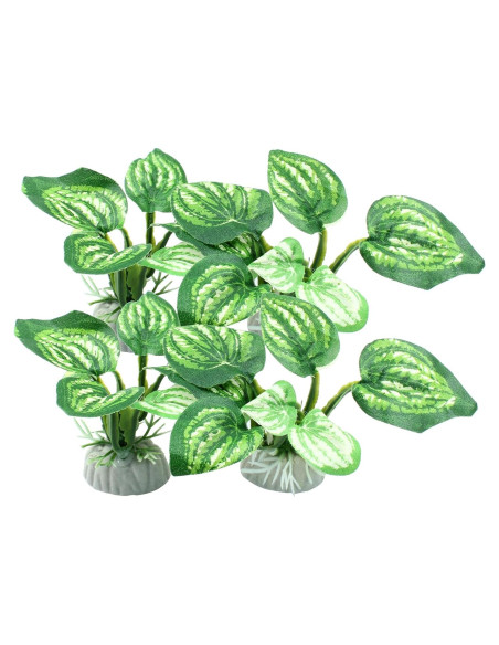Plantas Acuáticas Artificiales Auvotuis 5cm Verde - 4 Piezas Plantas Acuáticas Artificiales Auvotuis 5cm Verde - 4 Piezas