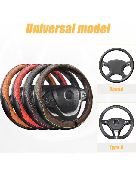 Funda de Volante de Cuero Moly Magnolia 38cm Antideslizante Funda de Volante de Cuero Moly Magnolia 38cm Antideslizante