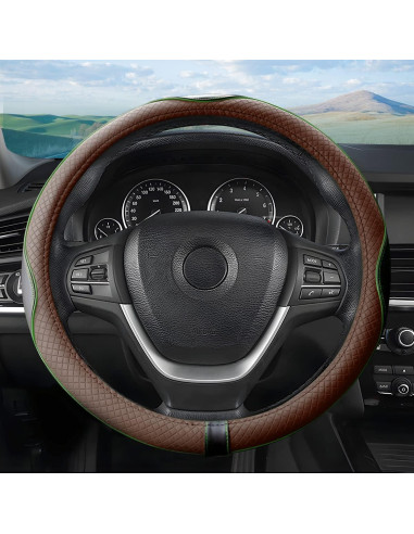 Funda de Volante de Cuero Moly Magnolia 38cm Antideslizante