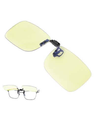 Gafas de Prescripción con Clip Ámbar para Luz Azul PSI