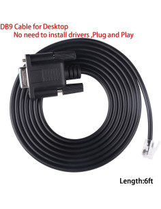 Cable de Conector de Control Meade 505 1.83m DB9 a RS232 2
