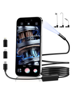 Cámara Endoscópica Jebousike 1m HD 1920P con Luz LED IP67