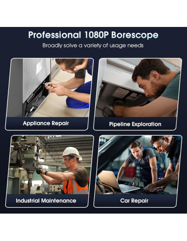 Cámara Endoscópica Jebousike 1m HD 1920P con Luz LED IP67
