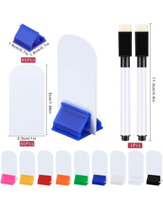 Meetory 112 Pzs Marcadores y Soportes para Juegos DIY 2