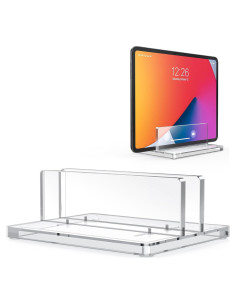 Soporte Vertical para Laptop OMOTON Acrílico Ajustable 17"