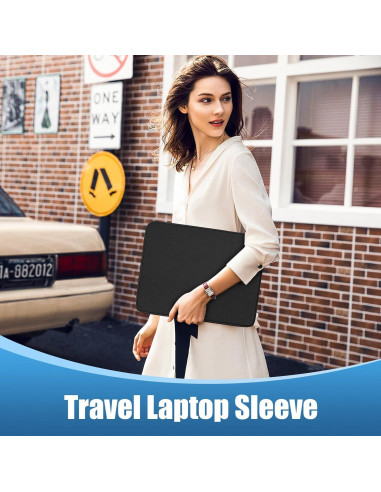 Funda para Laptop Ctemnpho 18.5" Negra, Protección Ligera