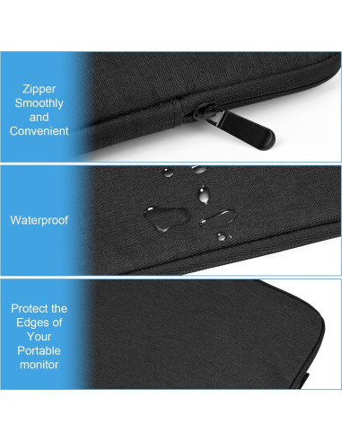Funda para Laptop Ctemnpho 18.5" Negra, Protección Ligera