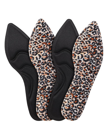 4 Pares Plantillas Transpirables Geyoga 25.5 cm para Tacones