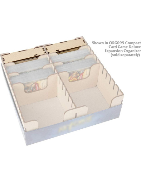 Caja Organizadora de Cartas The Broken Token - Madera Compacta Caja Organizadora de Cartas The Broken Token - Madera Compacta