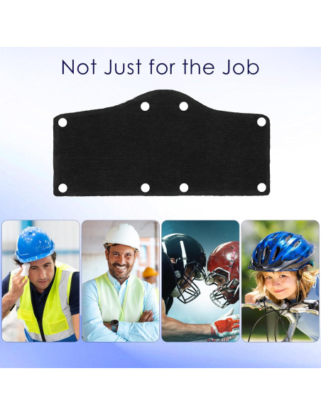 Banda de Sudor Reutilizable Aneco 12 Piezas Algodón Negro