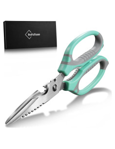 Tijeras de Cocina Multifuncionales BoFuYuan 22.86 cm Verde