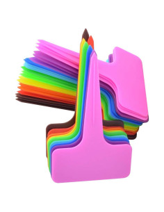 HOVEOX 200 Etiquetas de Plástico para Plantas Multicolor 10cm