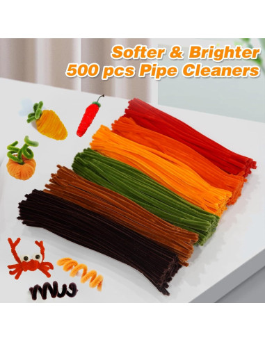 500 Limpiapipas Chenille Multicolor URSDIART 6mm x 30.48cm