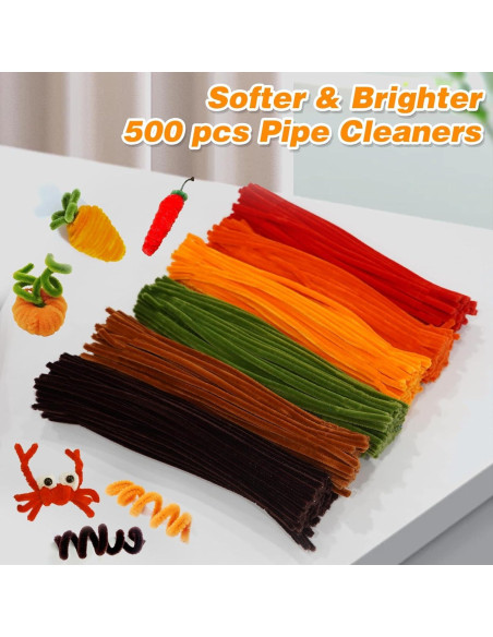 500 Limpiapipas Chenille Multicolor URSDIART 6mm x 30.48cm