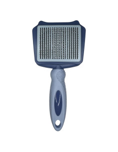Cepillo Slicker Autolimpiante Home of Paws para Mascotas Azul