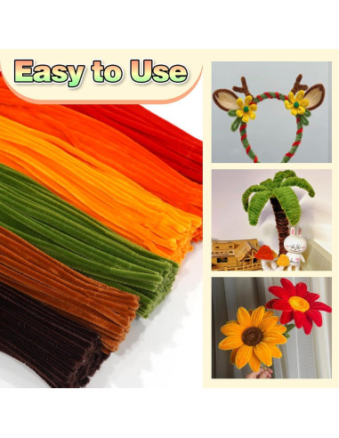 500 Limpiapipas Chenille Multicolor URSDIART 6mm x 30.48cm