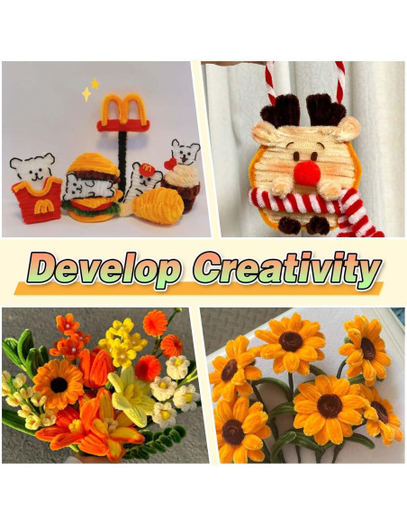 500 Limpiapipas Chenille Multicolor URSDIART 6mm x 30.48cm