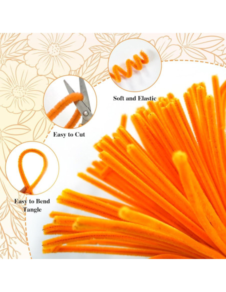 500 Limpiapipas Chenille Multicolor URSDIART 6mm x 30.48cm