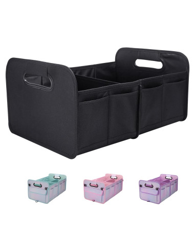 Organizador de Maletero TITIYIOF 35L Plegable Impermeable Negro