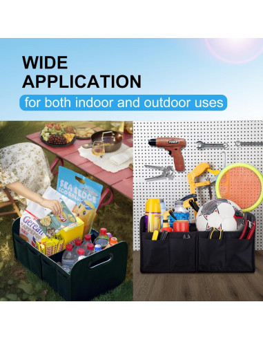 Organizador de Maletero TITIYIOF 35L Plegable Impermeable Negro